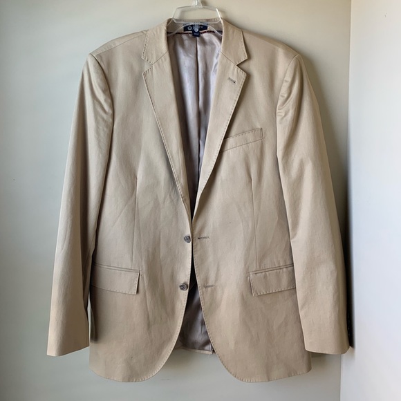 Tan cotton blazer Clearance